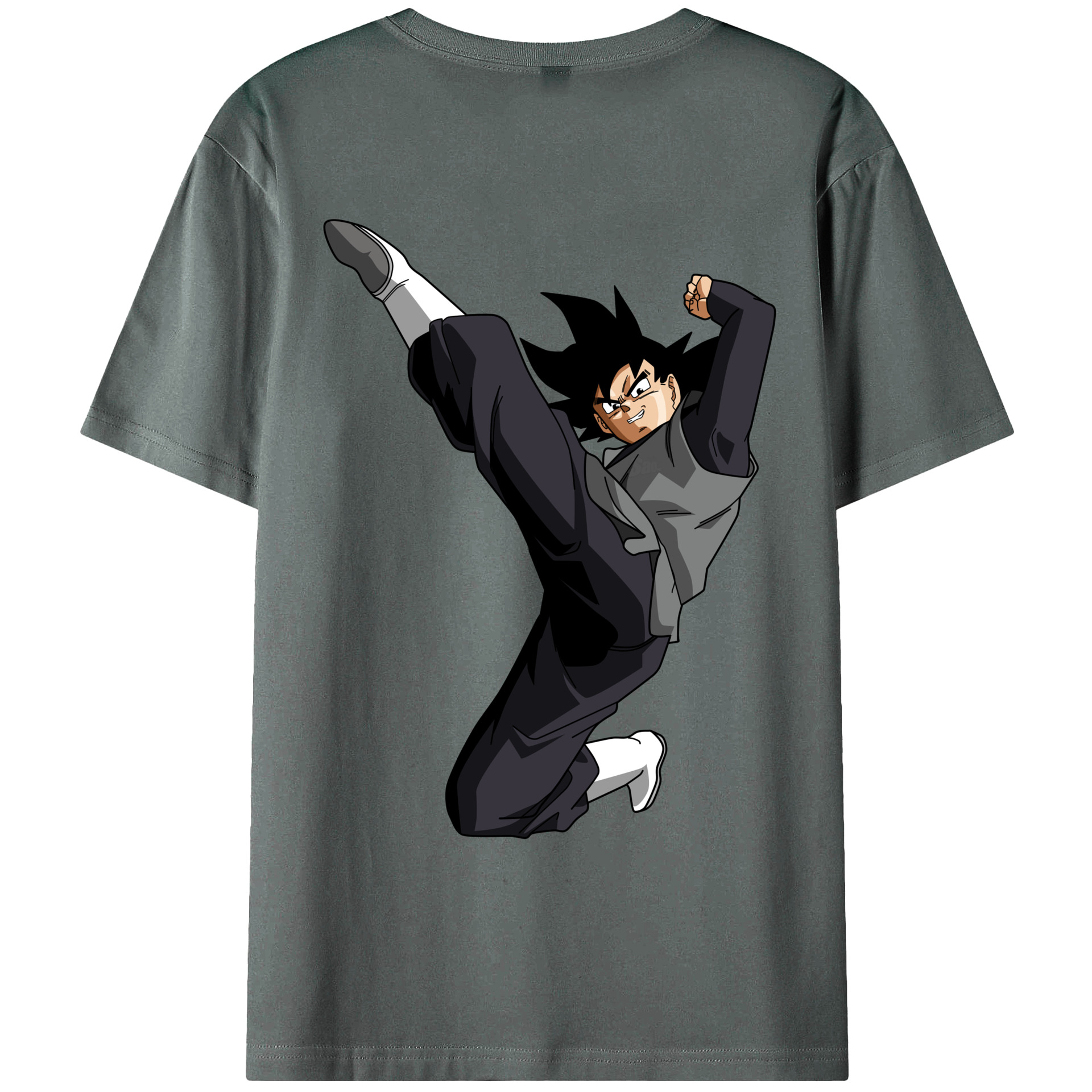 （画像用） ドラゴンボール ベジータ四世（Bejīta Yonsei）DRAGON BALL Vegeta IV 綿100％ メンズ半袖Tシャツ（バックプリント） 通気性